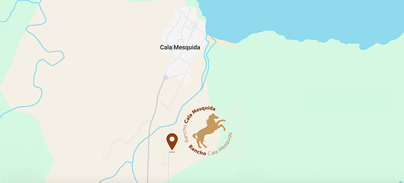 map with location of the ranch